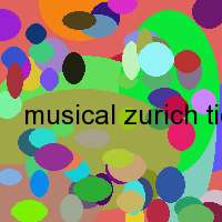 musical zurich ticket