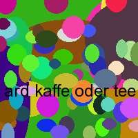 ard kaffe oder tee